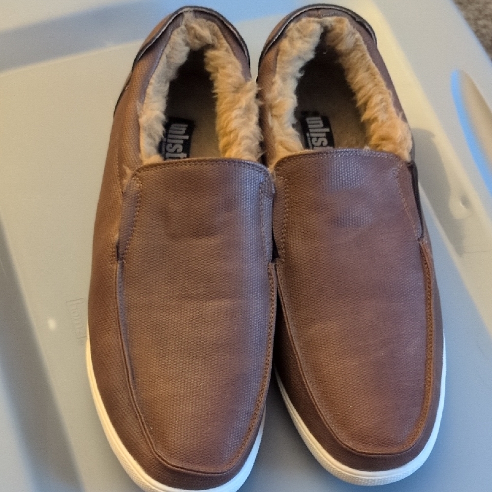 Unlisted Men's Tan Slip-On Loafers